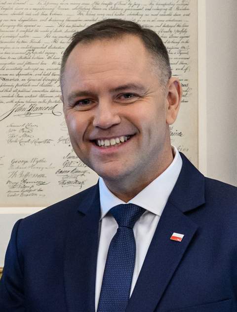 Портрет Кароля Навроцького, президента Польщі 2025 року
