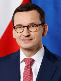 Матеуш Моравецький у ролі прем'єр-міністра Польщі, 2019