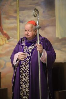 Кардинал Станіслав Дзівіш під час заходу 2018 року