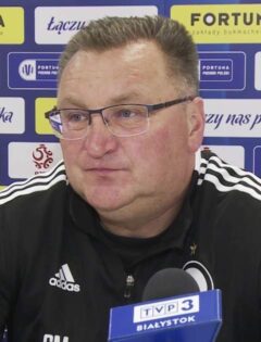 Чеслав Міхневич у ролі тренера Легії Варшава 2021 року