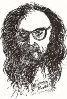 Ілюстрація театрального режисера Єжи Гротовського, 1972