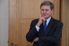 Лешек Балцерович на зустрічі у Варшаві, 2013 рік