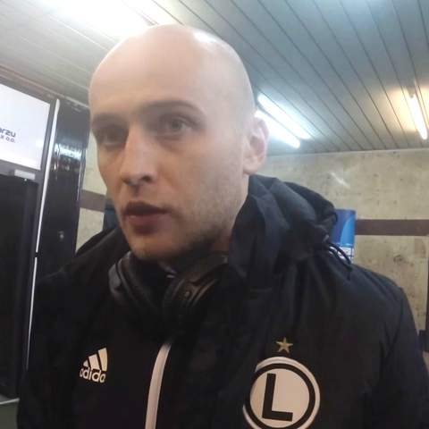 Міхал Паздан у формі Легії Варшава 2018 року