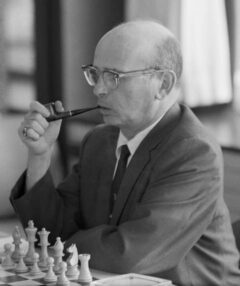Портрет шахового гросмейстера Самуеля Решевського 1964 року